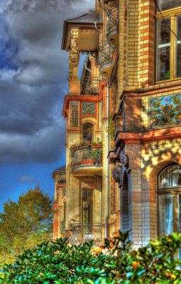 K�nstlerische Fassaden Barbarossastrasse auf dem Kassberg 2015