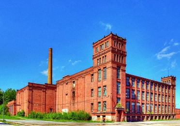 Die Alte Baumwollspinnerei in Flöha vor dem Umbau 2013