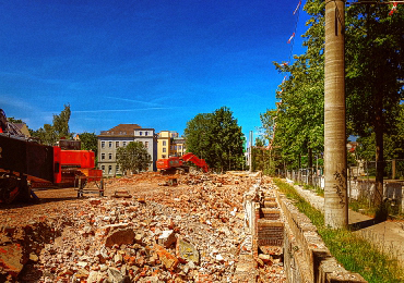 TEXTIMA Nadelfabrik Chemnitz.1924 errichtet, LIQUIDATION 1990, Abriss geplant 2020, Abriss erst im Mai 2025 (Bilder vom 13. Juni 2025)